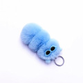 Wholesale Creative Plush Cute Caterpillars Key Chains Pendant Promotional Gift